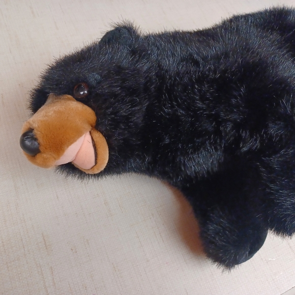 Large Black Bear Realistic Stuffed animal Plush Toy - Picture 1 of 6